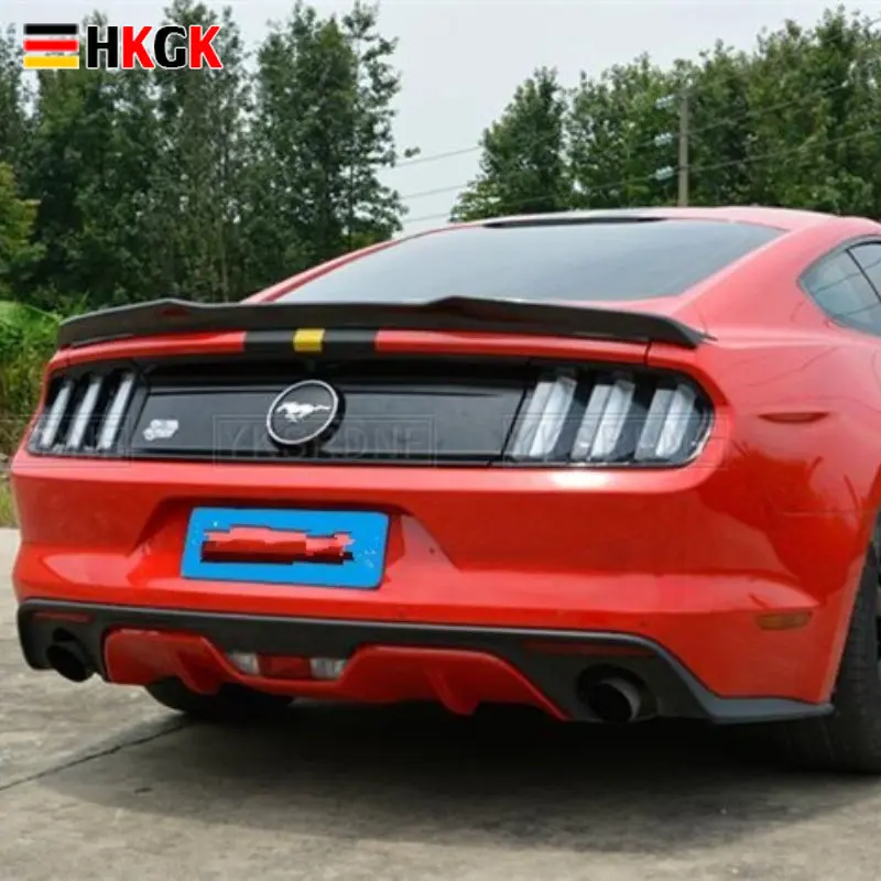 

Задний спойлер для багажника для Ford Mustang ABS, крылья для Ford mustang 2-door 2015-2017, спойлер для крышки губ mustang