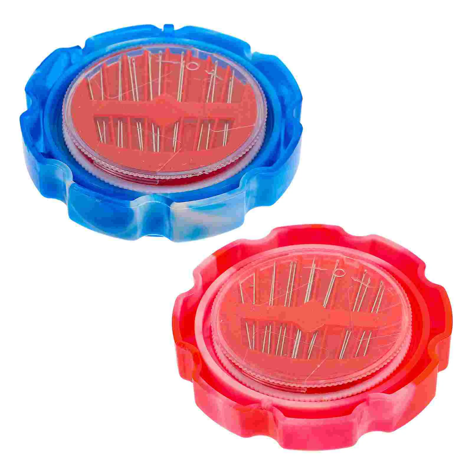 

2 Pcs Needle Aspirator Magnetic Needles Organizer Pincushion Knitting Case Practical Para Guardar