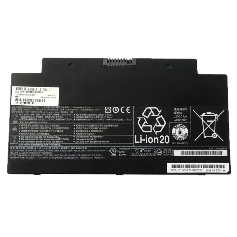 Новый оригинальный аккумулятор FPCBP424 10 8 в 45 Вт/ч для ноутбука Fujitsu Lifebook A556 AH77 U727