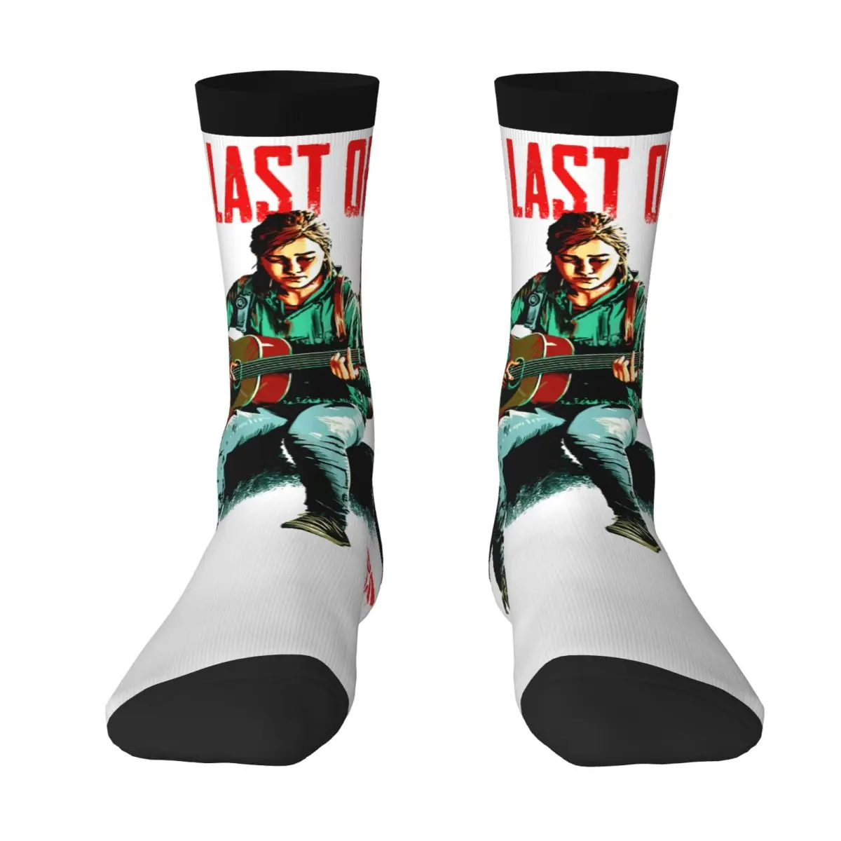 

THE LAST OF US Part II Ellie Take On Me, I'll Be Gone Contrast color socks Drawstring Socks Nerdy Novelty Adult Socks