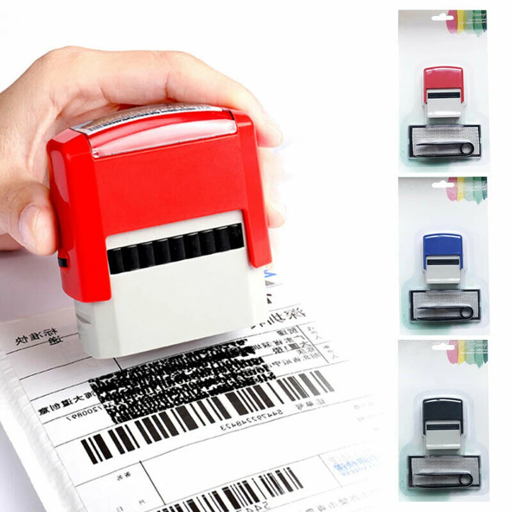 Blank Seal DIY Self-Inking Personalised Business Name Number Address Printing DIY Typeface Combination Custom Mini Stamp