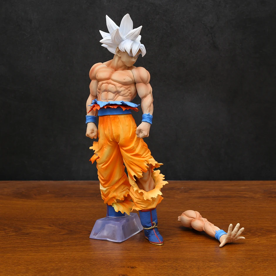 

DragonBall ультра инстинкт Гоку ПВХ фигурка Аниме Фигурка Коллекционная модель игрушка 33 см