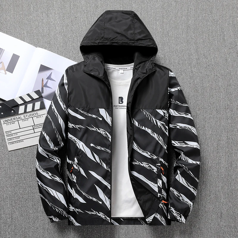 Мужская водонепроницаемая городская велосипедная куртка с капюшоном от Q B