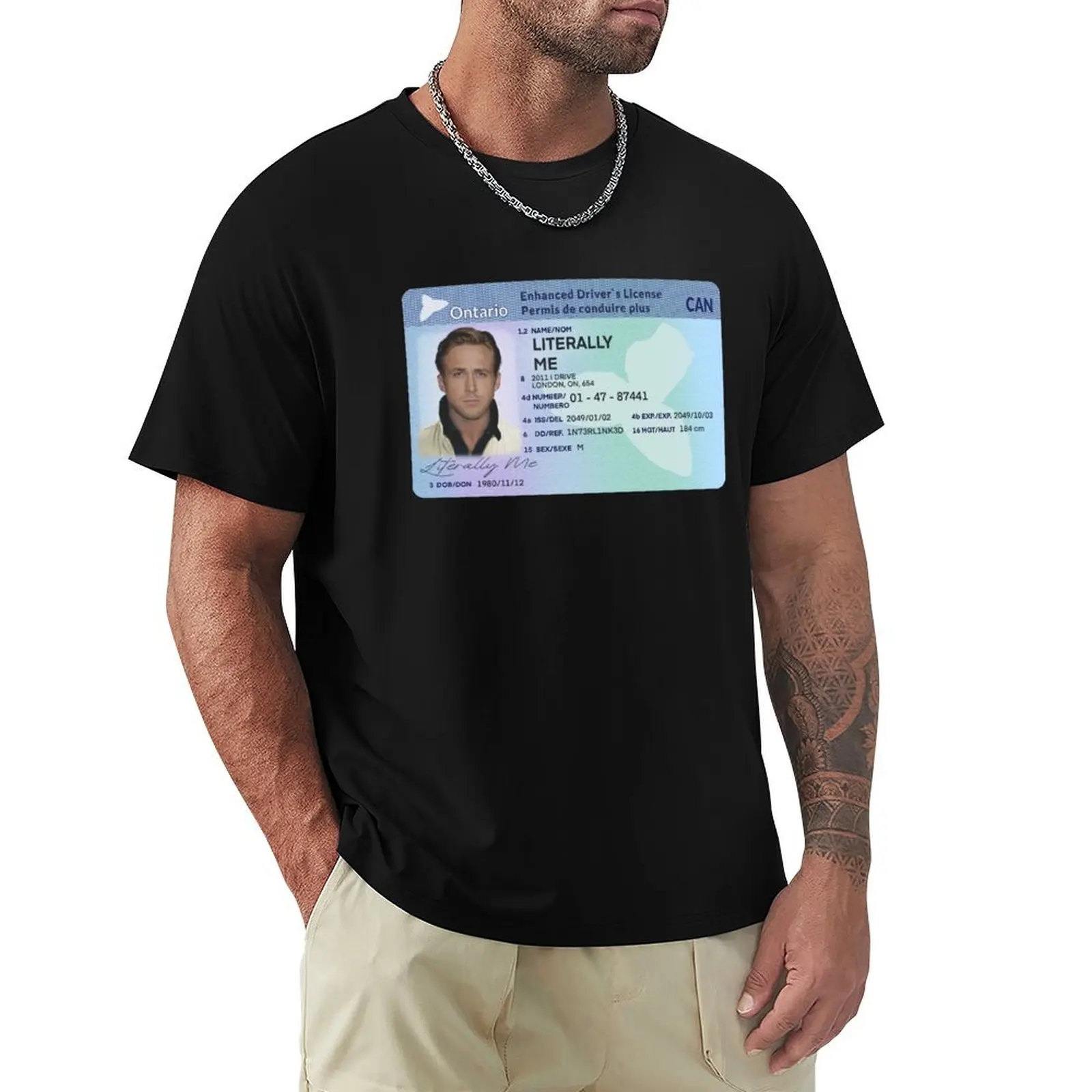 Футболка Ryan Gosling Literally Me Meme уличная одежда подарки для парня мужские футболки