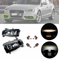 front bumper fog lamp light with bulbs and wire for audi a4 b8 2013 2014 2015 8k0941699b8k0941700b