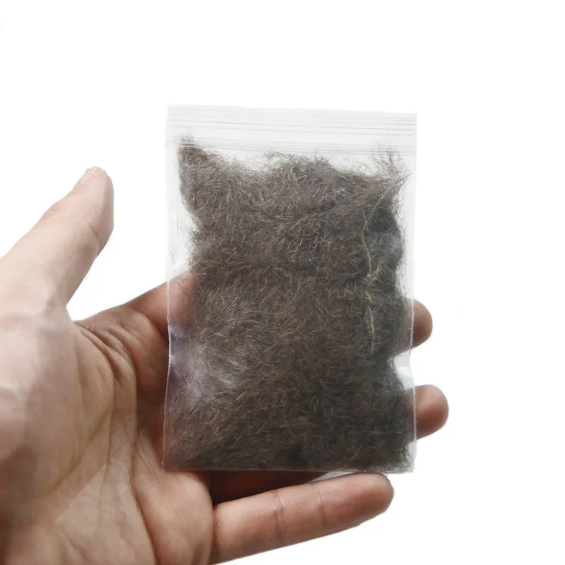 CONTEMPLATOR 2g/bag Fly Tying Hare’s Mask Dubbing Mottled Spiky Buggy Hair Mixed Rabbit Creat Creepy-crawly Bugs - купить по