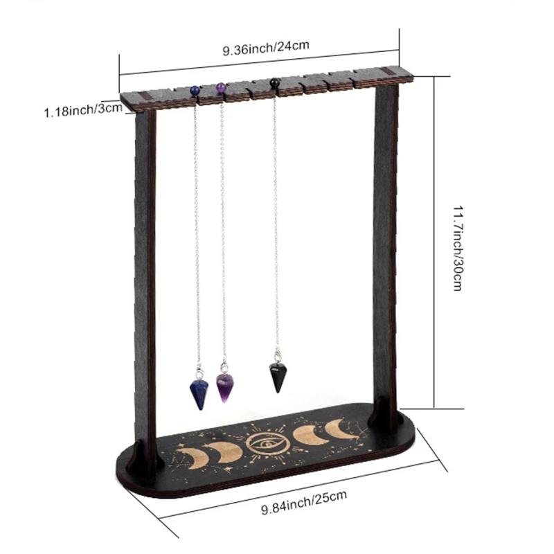 

Wood Crystal Bracket/Crystal Pendant Charm Crafts Pendants Decor Supplies for Bar Restaurant Hotels Small Items Storage