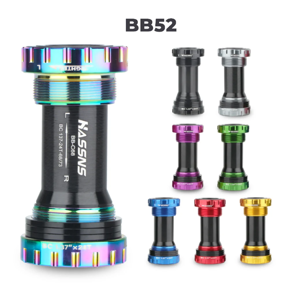 

Bicycle Bearing Bottom Bracket Screw Type 2 Bearing BSA 68/73mm Threaded Integrated Crankset For Shimano/IXF/PROWHEEL Axis Parts