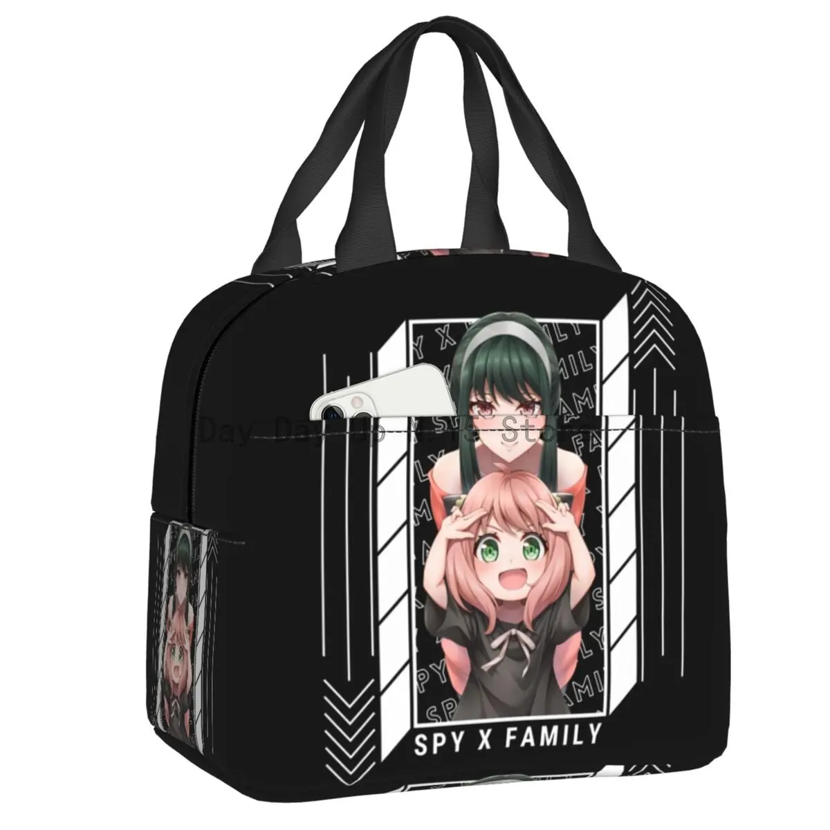 

Изолированные пакеты для обедов с героями мультфильмов, для женщин