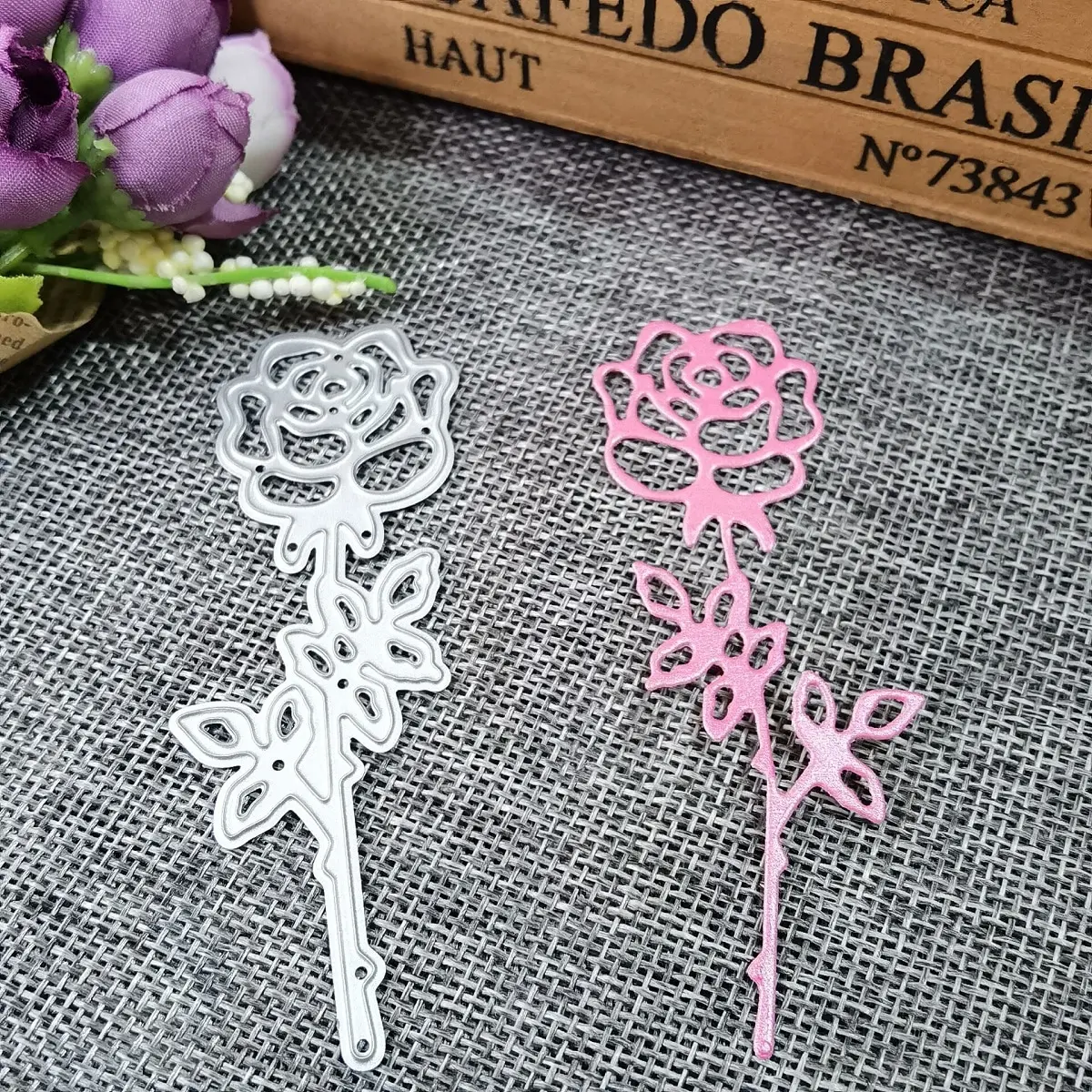 Высечка цветов Новинка 2023 для рукоделия Скрапбукинг тиснение карточки