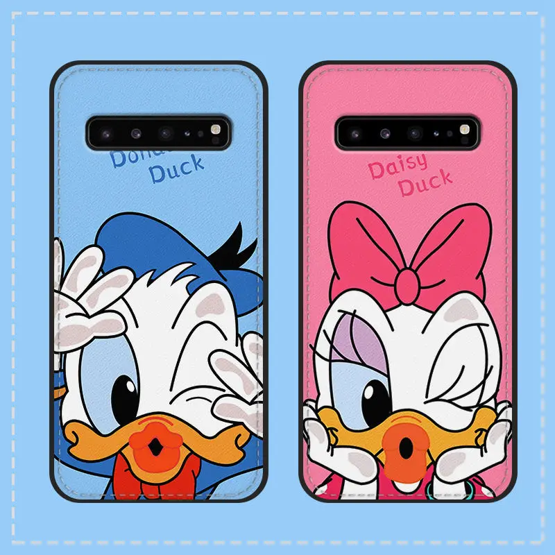 

Disney Cartoon New All-inclusive Leather Texture High-end Mobile Phone Case for Samsung Galaxy S10 Plus S10E 5G Protective Case