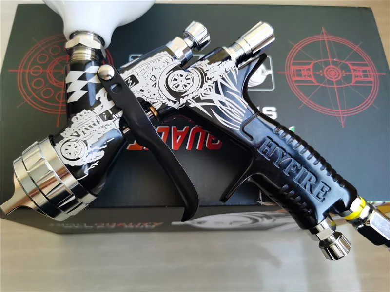 

Форсунка LVMP Sparyer GTI PRO LITE Gold 1,3 мм с Т-образной чашкой, профессиональный инструмент для покраски автомобиля, пистолет-распылитель, чашка 600 мл