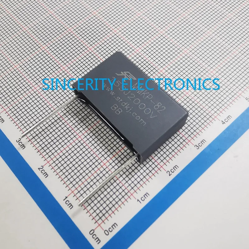 

10 шт./лот MMKP82 153J2000V C82 0.015uF2000V 15nF2000V P22.5 двухсторонний Металлизированный Полипропиленовый пленочный конденсатор высокого напряжения