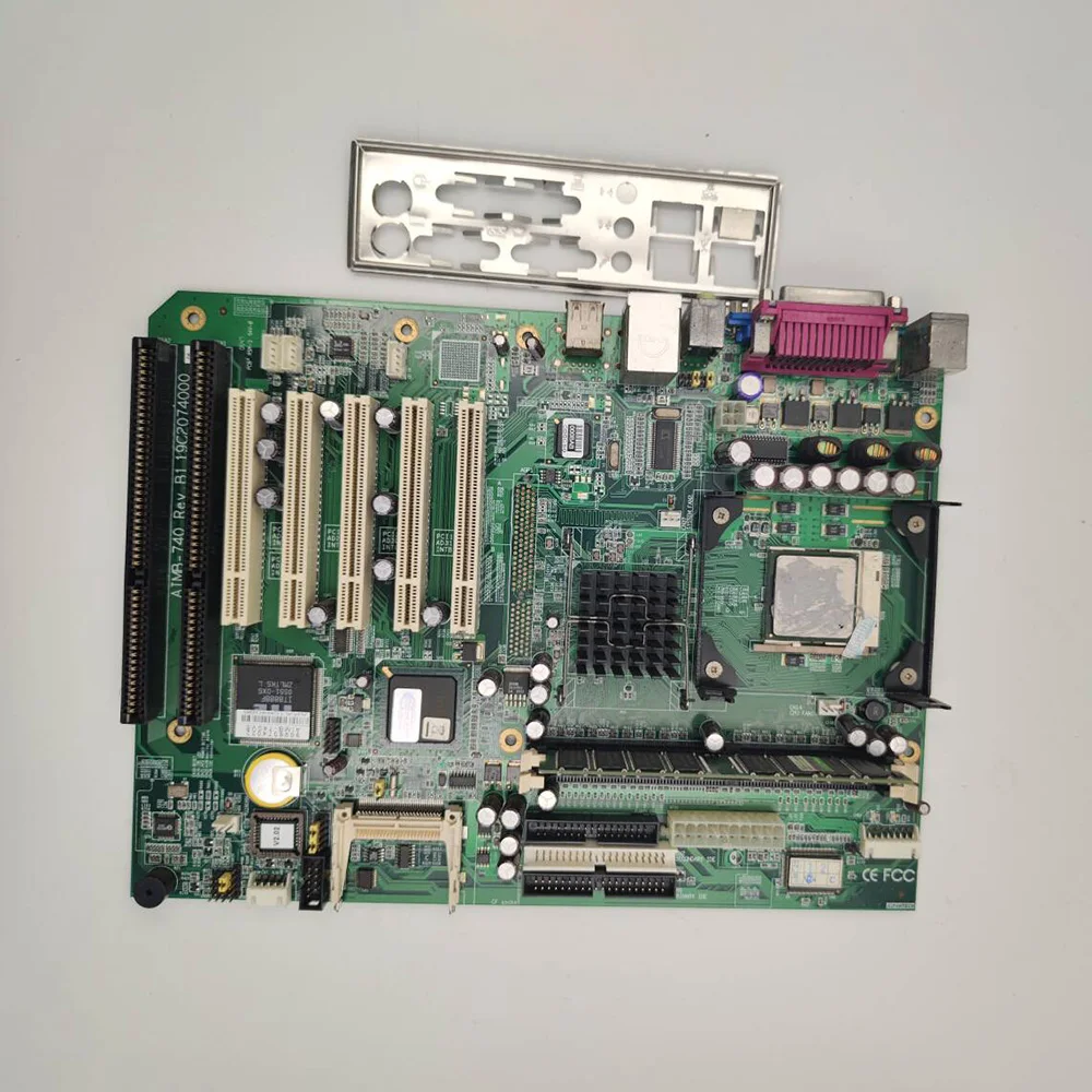 Оригинальная материнская плата промышленного управления для Advantech AIMB-740VE REV: B1