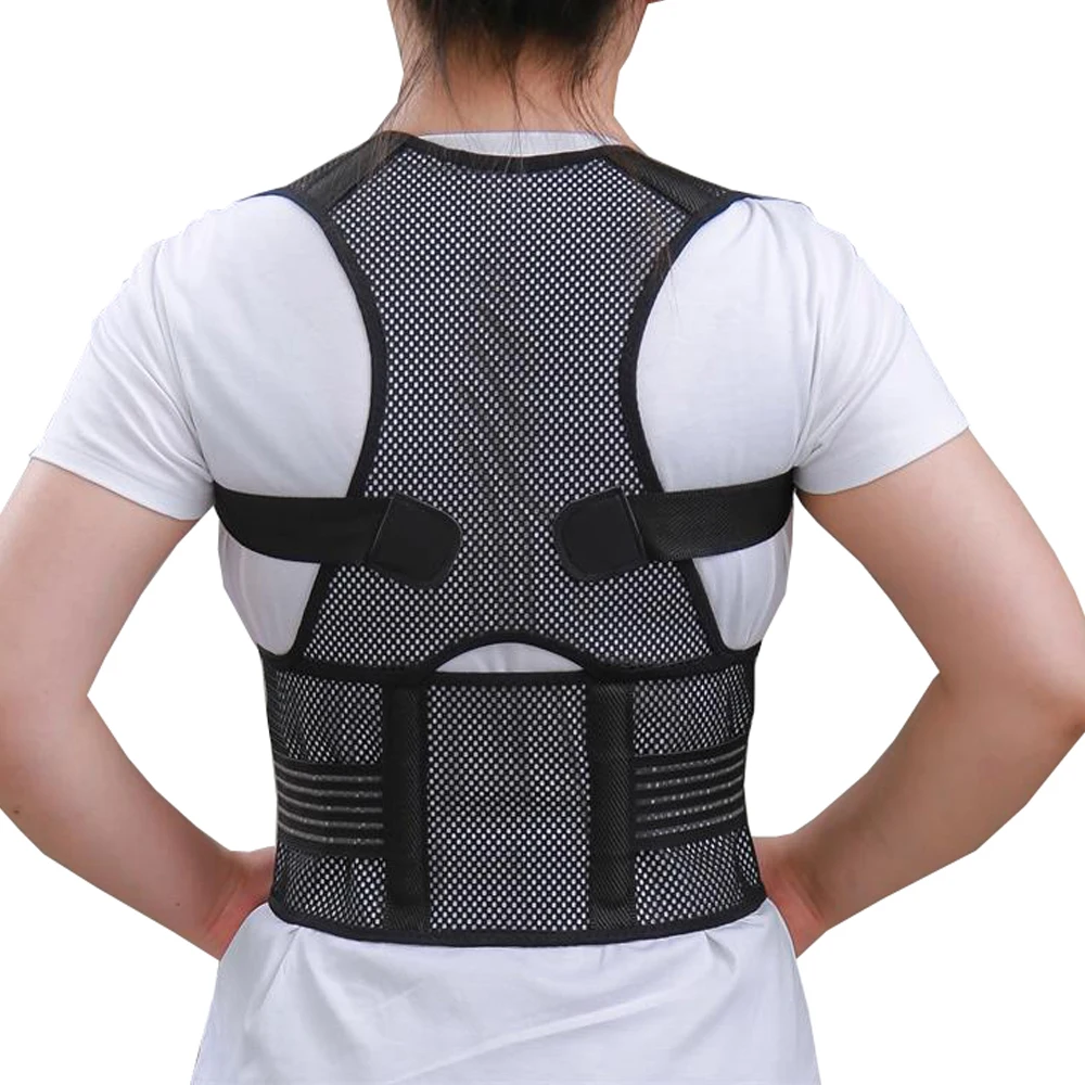 

Newest Breathable Shoulder Posture Corrector Scoliosis Corset Clavicle Back Brace Spine Relieve Fatigue Support Belt Men Women