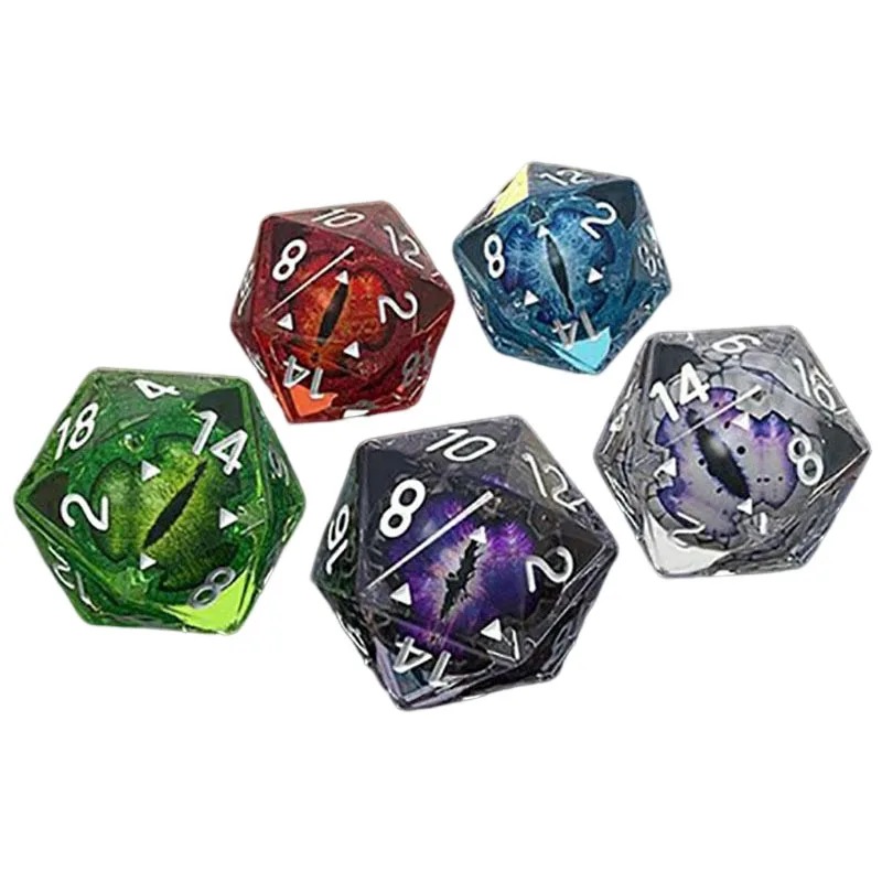 

Новинка, Лидер продаж, полимерные кости D & D, 7 шт., набор костей для игр «острые глаза», сменные кости «одинарный Глаз Дракона» для настольных игр DND, ролевая игра