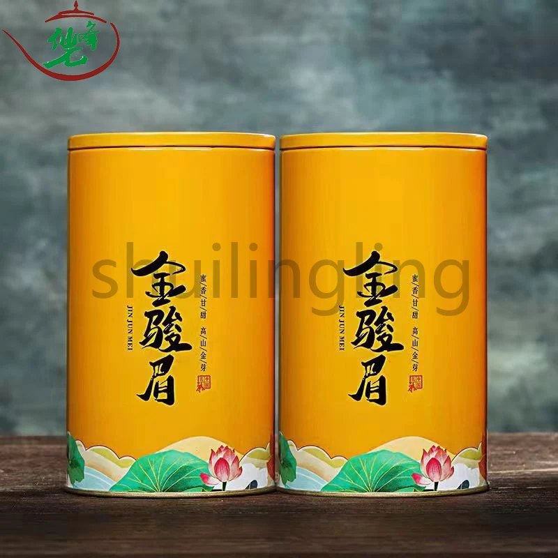 

2022 New Tea Jinjunmei Black Tea Nectar Fragrant Tea Iron Can 125g / Can