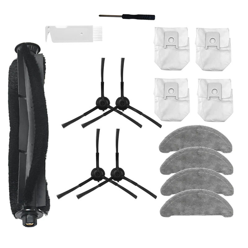 

For Xiaomi Roidmi EVE Plus Vacuum Cleaner Accessories Side Brush Main Dust Bag Mop Pro Rag HEPA Filter Sweeper Parts