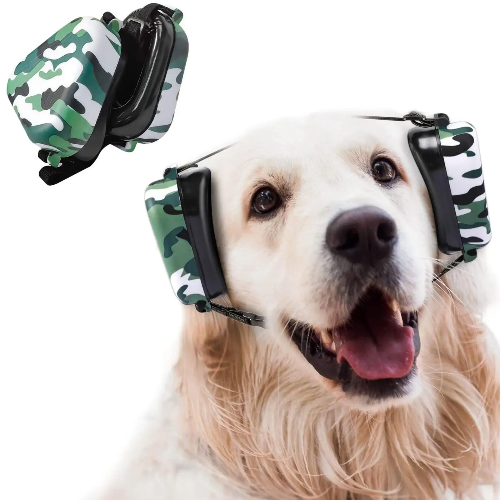 

Pet Earmuffs Head-worn Hearing Protection Anti-noise Dogs Supplies Earmuffs Earmuffs Multifunction Pet Reduction Cover Noise