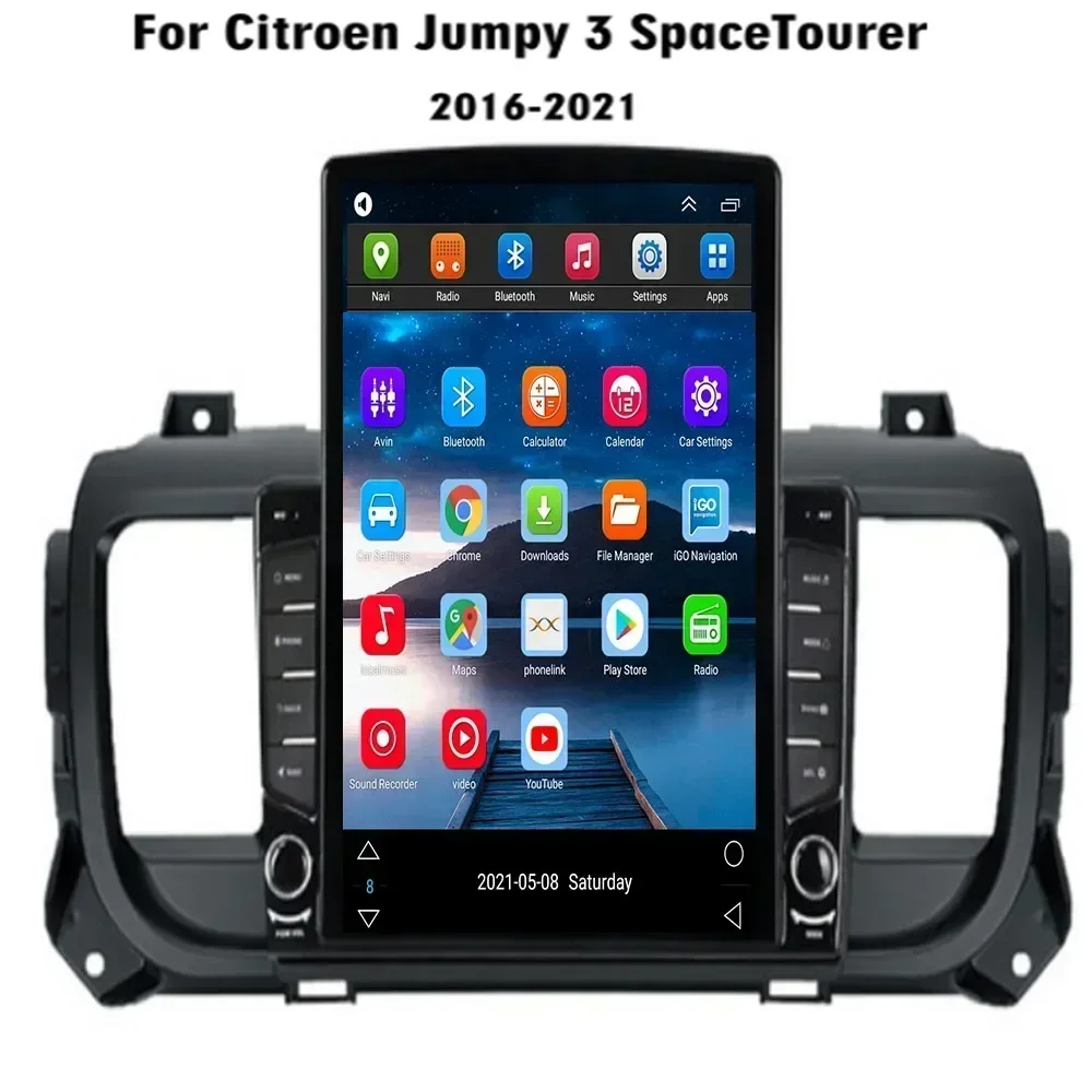 Автомобильный радиоприемник Tesla Style 2Din Android13 для Citroen Jumpy 3 SpaceTourer 2016-35