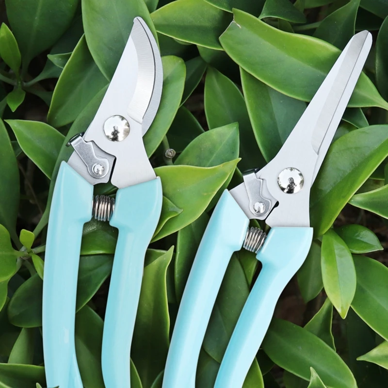 

Fashion Design Orchard Tool Straight/Curved Blade Garden Shears Hand Pruner Ergonomic Grip Gardening Chooper for Home