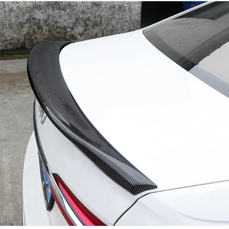 

Carbon Fiber Rear Trunk Spoiler for Audi A6 C8 2019 2020 3 Styles Rear Trunk Boot Lip Wing Spoiler Lip