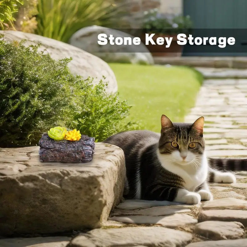 Скрытый камень поддельный для ключей из смолы нового владельца дома или