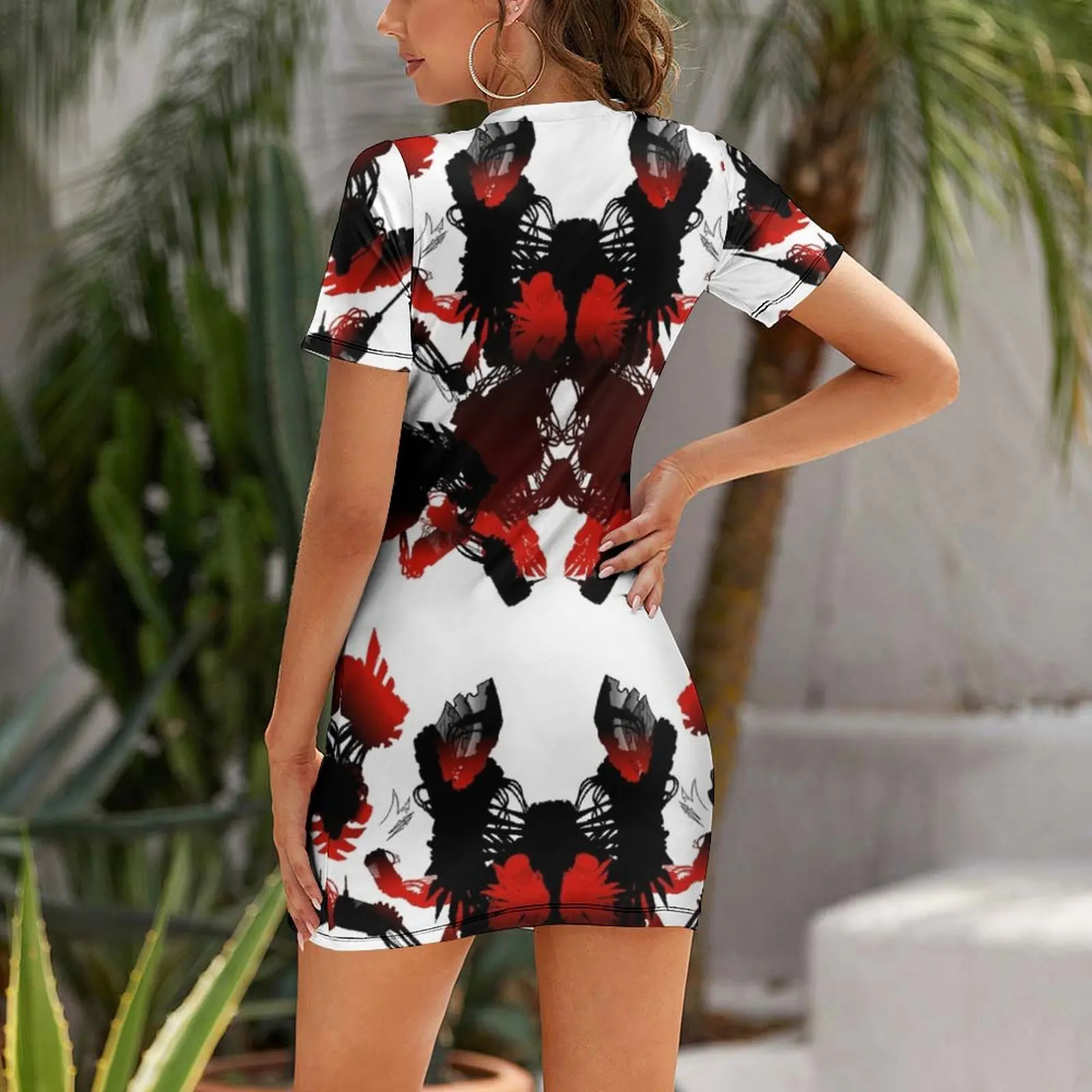 Rorschach Красное платье с короткими рукавами роскошные вечерние платья 2025 года