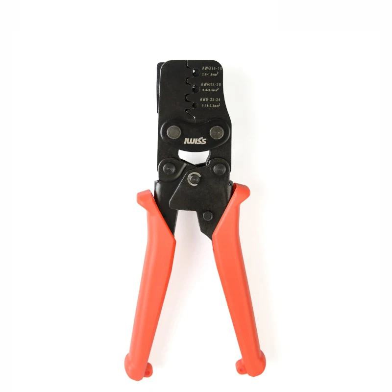 IWISS tool IWS-1424BN Labor-saving crimping pliers for DELPHI car waterproof connector Auto repair tool crimper range 0.14-2mm2