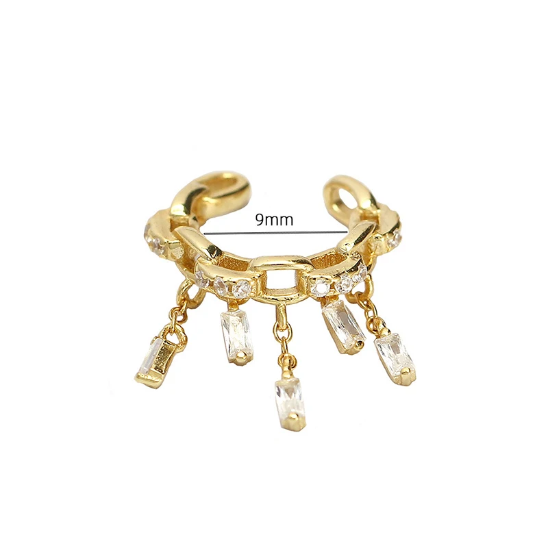 WANTME серьги-клипсы из серебра 925