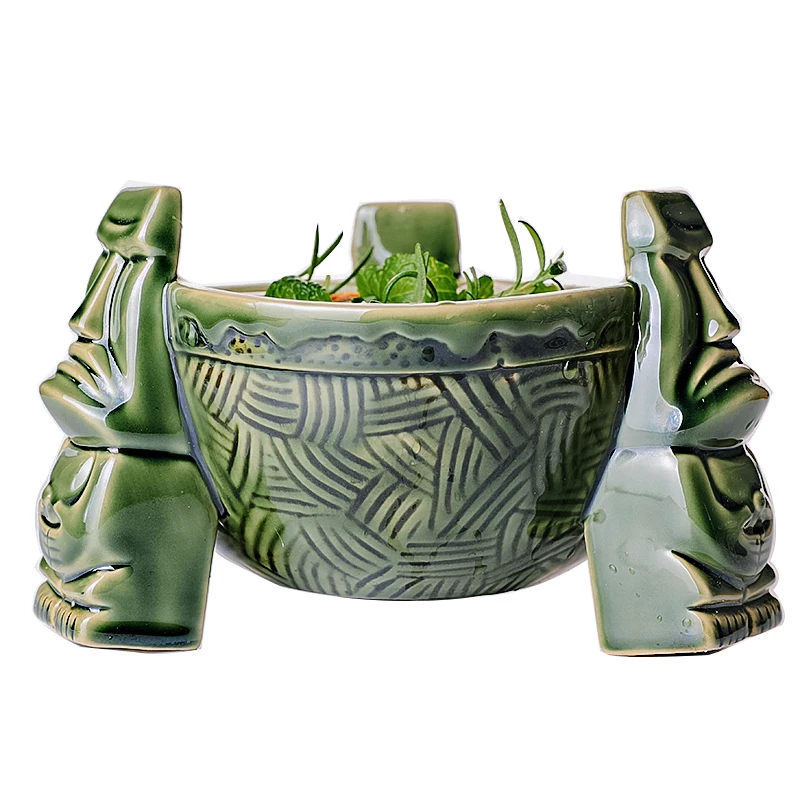 1000 мл керамическая чаша для перфорации Tiki чашка