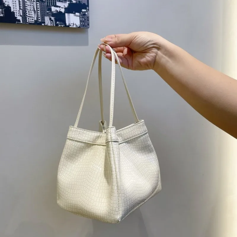 Сумки для женщин 2024 новый стиль Макарон воловья кожа крокодила узор овощи