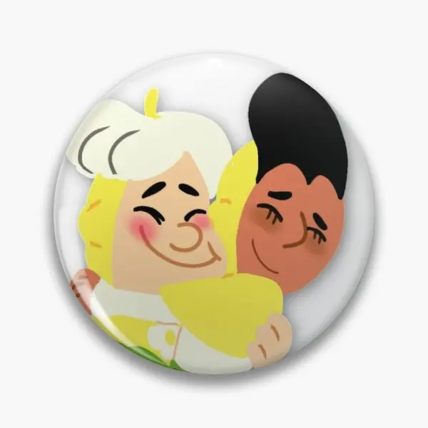 

Honeysuckle Hold Soft Button Pin Creative Gift Collar Lapel Pin Badge Hat Lover Funny Decor Cartoon Jewelry Women Cute Clothes