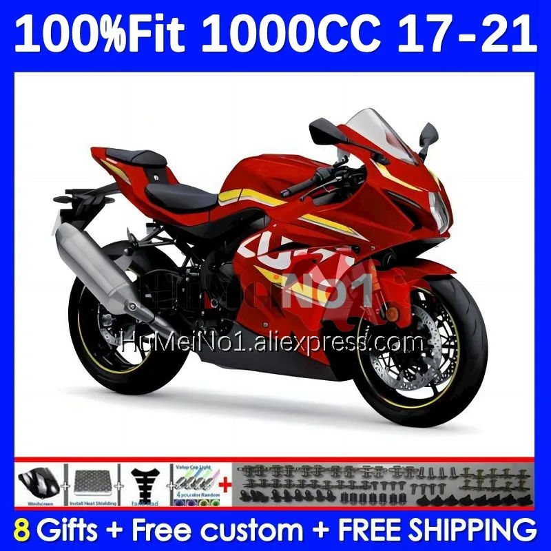 

Injection For SUZUKI GSXR1000 red stock GSXR 1000 C L7 116No.116 K17 GSXR-1000 17 18 19 20 21 2017 2018 2019 2020 2021 Fairing