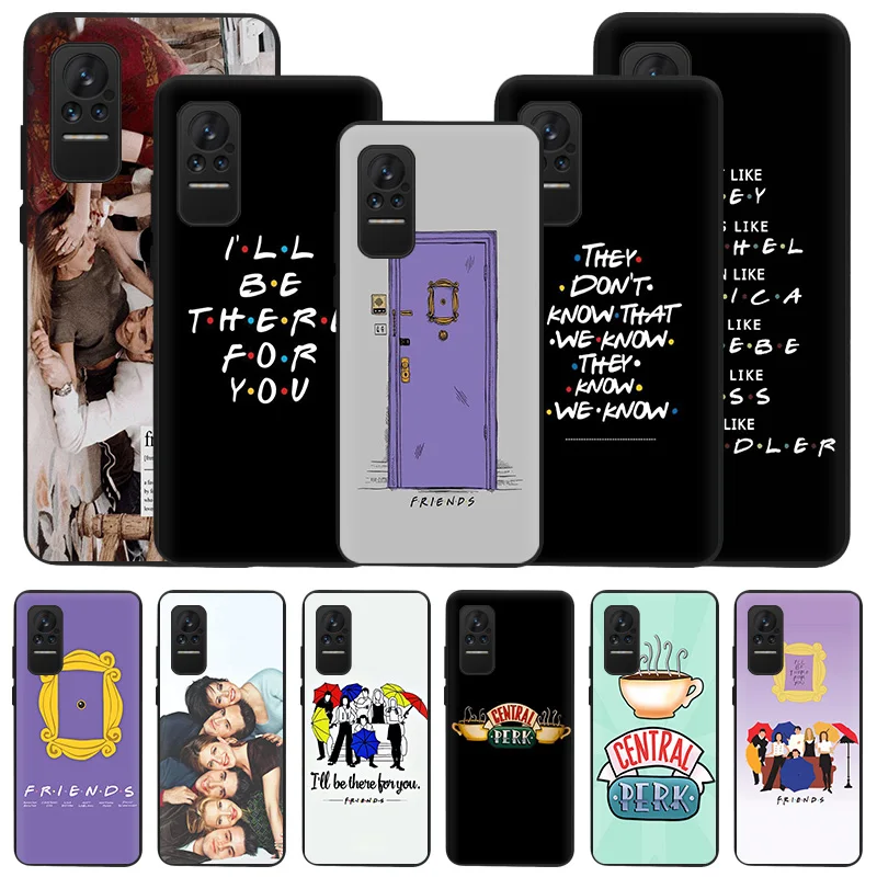 Чехол для Xiaomi Poco X3 Pro Friends TV Series черный чехол телефона Mi NFC Civi M3 F3 GT F1 9T CC9E 9 SE 8 A2 Lite Redmi