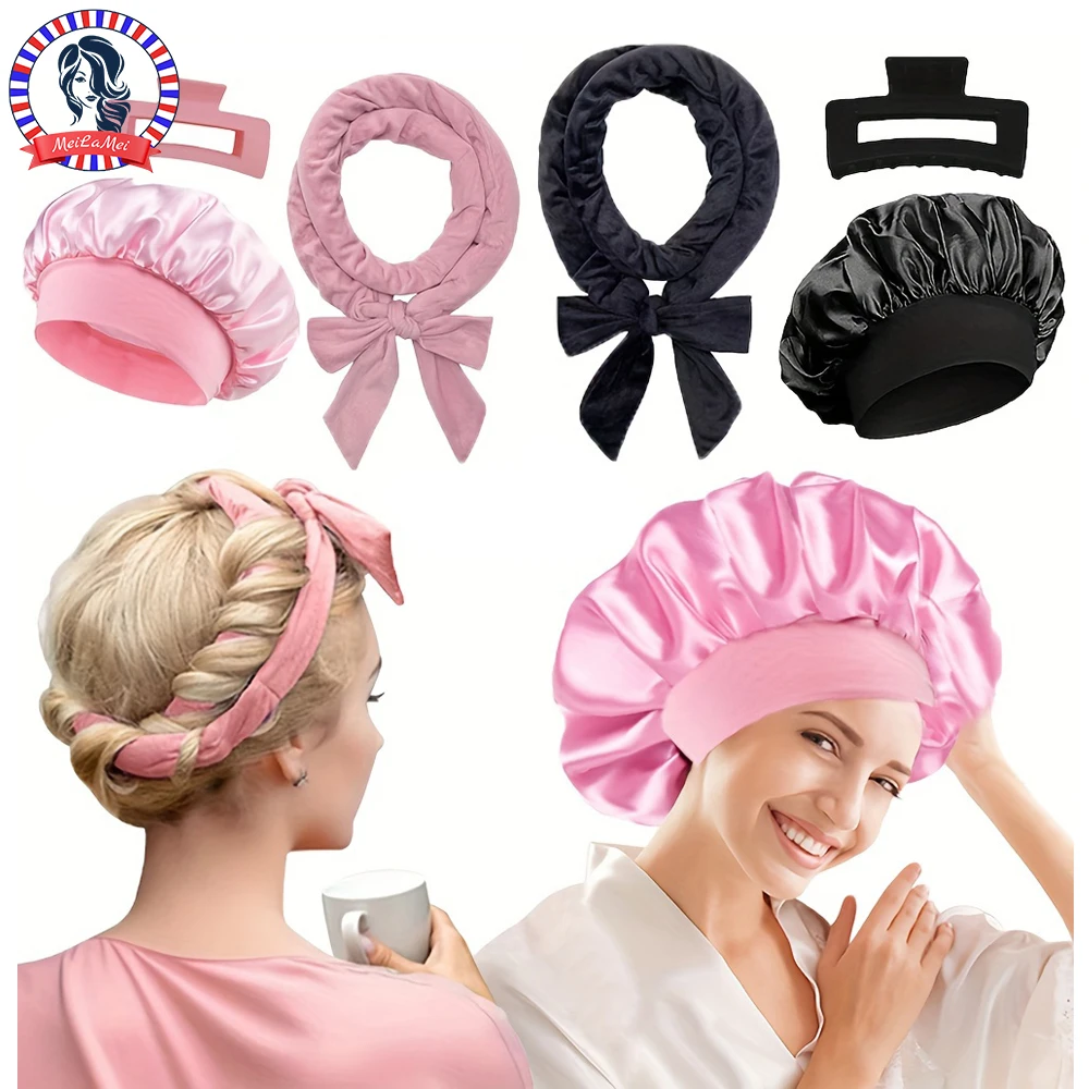 Набор пенопластовых бигуди для вьющихся волос. Пакеты среднего и большого