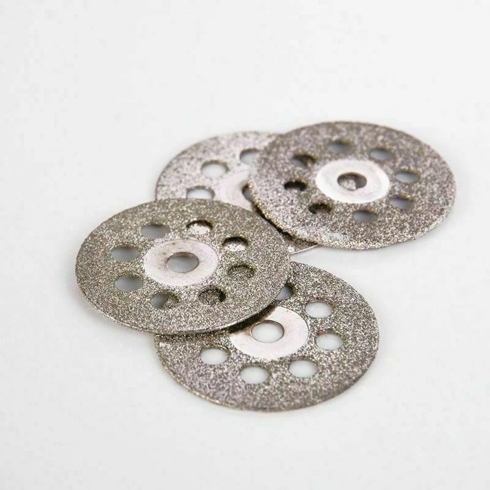 

10 Pcs Diamond Cutting Off Disc 25mm W/ Shank Diamond Grinding Wheel Cutting Disc For Electrical Grinder Accessories