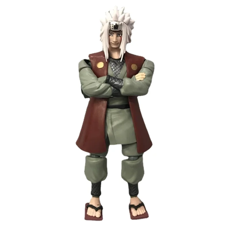 

15cm Anime Naruto Shippuden Jiraiya BJD Joints Moveable PVC Action Figure наруто Model fans Toys Peripheral hot Gift ornament