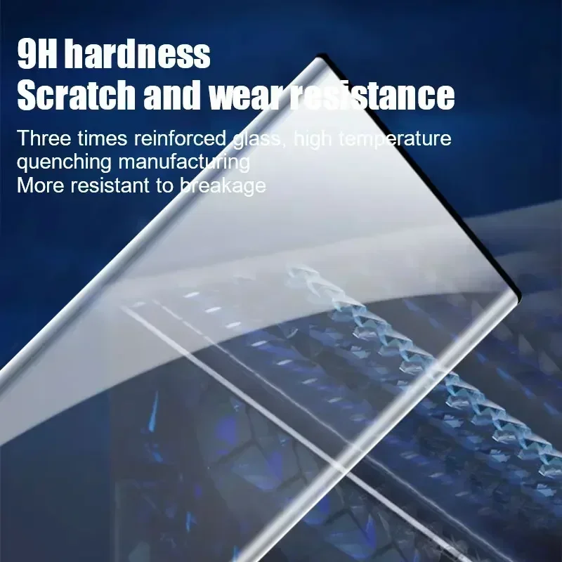 2 шт. закаленное стекло без пыли для Samsung Glaxy S24 S23 S22 Ultra S21 S20 Plus защитная пленка