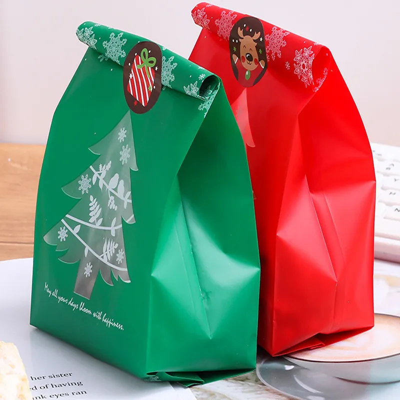 

50 шт., новогодние подарочные пакеты в виде снежинок