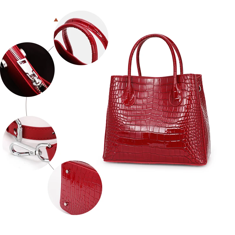 Aidrani Роскошная женская сумка с ручкой сверху из натуральной яловой кожи