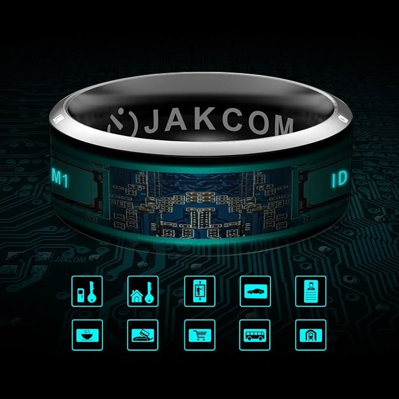 

Jakcom R3F Smart Ring New Technology Magic Finger For iOS Android Windows waterproof High Speed NFC Phone Smart Wristbands