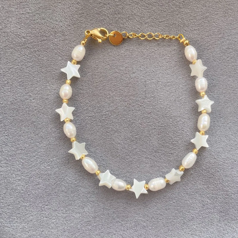 

2022 New 18KGF Women Jewelry Bracelet Design Natural Freshwater Pearl Bracelet For Women Accessories Gifts