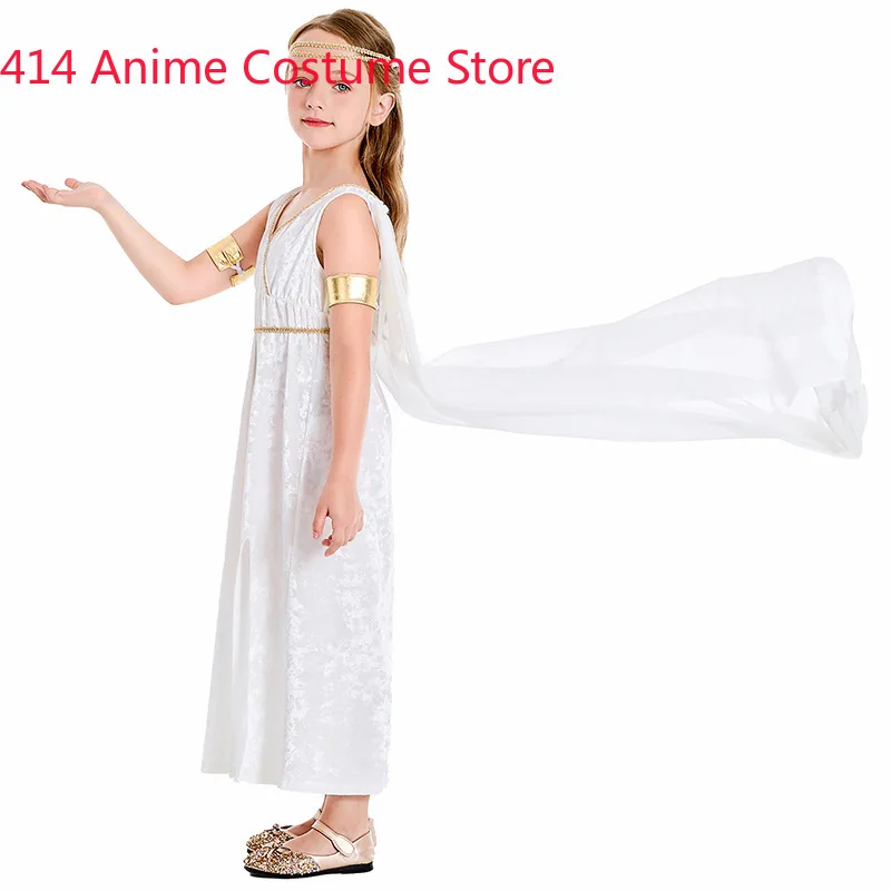 Детский костюм греческой богини атенийская Греческая богиня платье для девочек