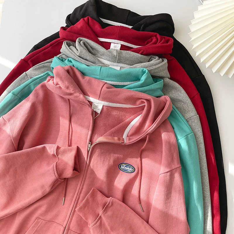 

2022 Spring Kids Clothes Girls Hooded Sweater Korean Fashion Zipper Children's Top Baby Hoodie Hoodies Hoodies Boys Sweatshirts