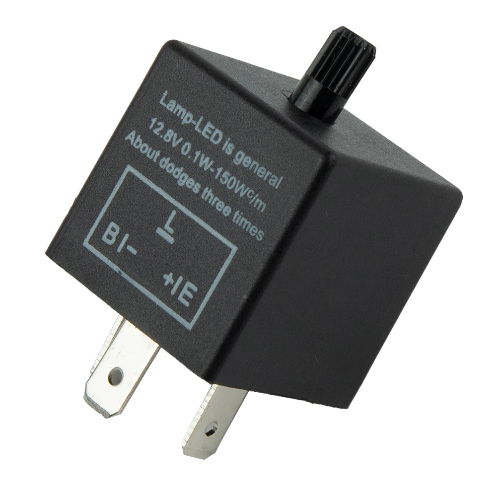 

12V 3 Pin LED Flasher Frequency Relay Turn Signal Indicator Motorcycle Motorbike Fix Flasher Adjustable Turn Signal Relay