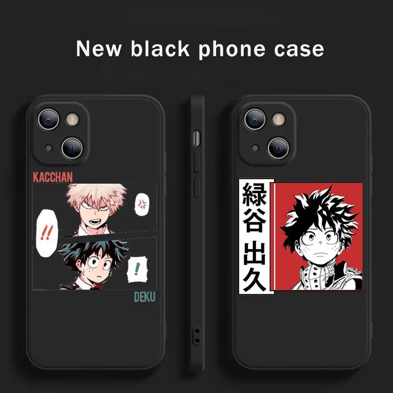 

My hero academia anime Phone Case for iPhone 13 12 11 mini pro XS MAX 8 7 6 6S Plus X SE 2020 XR