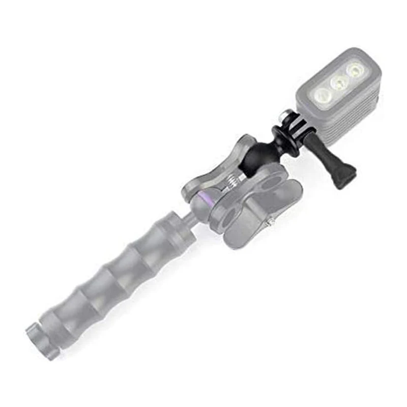 Крепление адаптера с шаровой головкой для экшн-камеры GoPro Hero 12/11/10/9/8/7/6/5 Xiaomi AKASO SJCAM