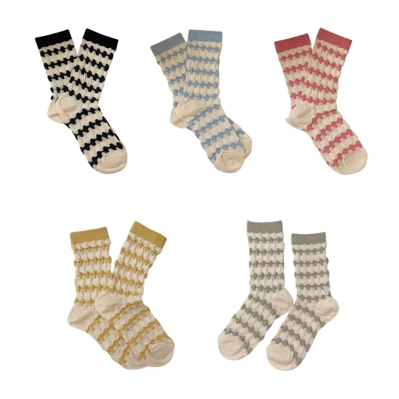 

Fashion Cotton Socks for Women Girls Japanese Style Candy Color Spring Summer Ice Silk Slouch Scrunch Ankle Socks