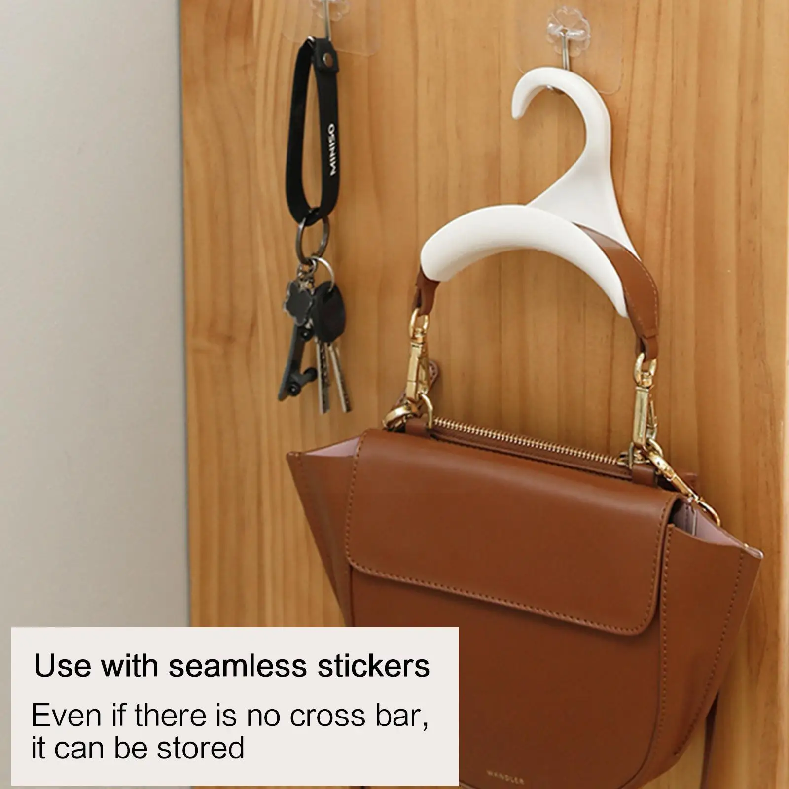 

Bag Rack Holder Home Closet Hat Scarves Shawls Purse Backpacks Portable Handbag Pp Durable Hanger Hook Storage Arched Organ J2s4